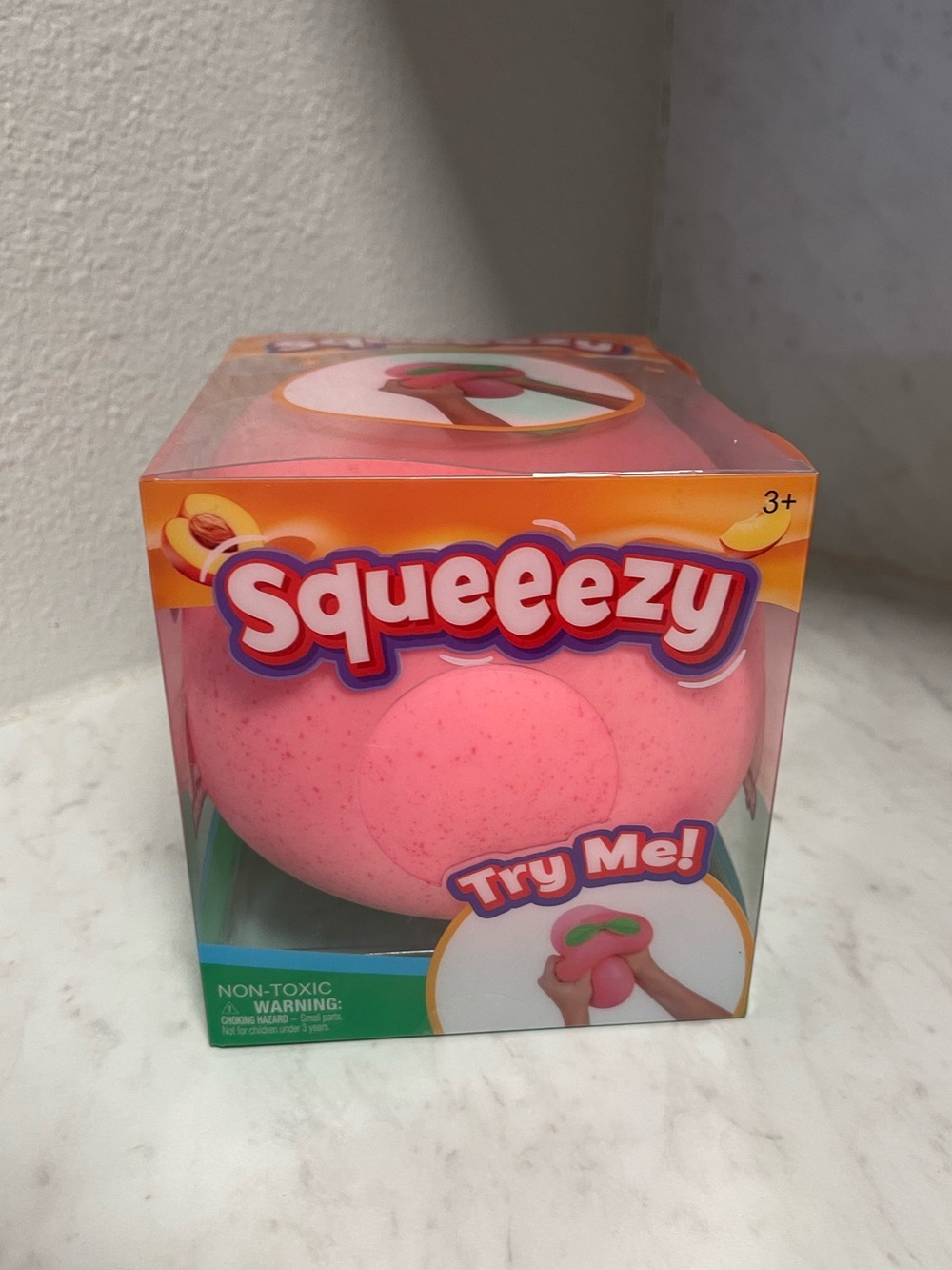 Sunny Days Squeezy Peach Squishy